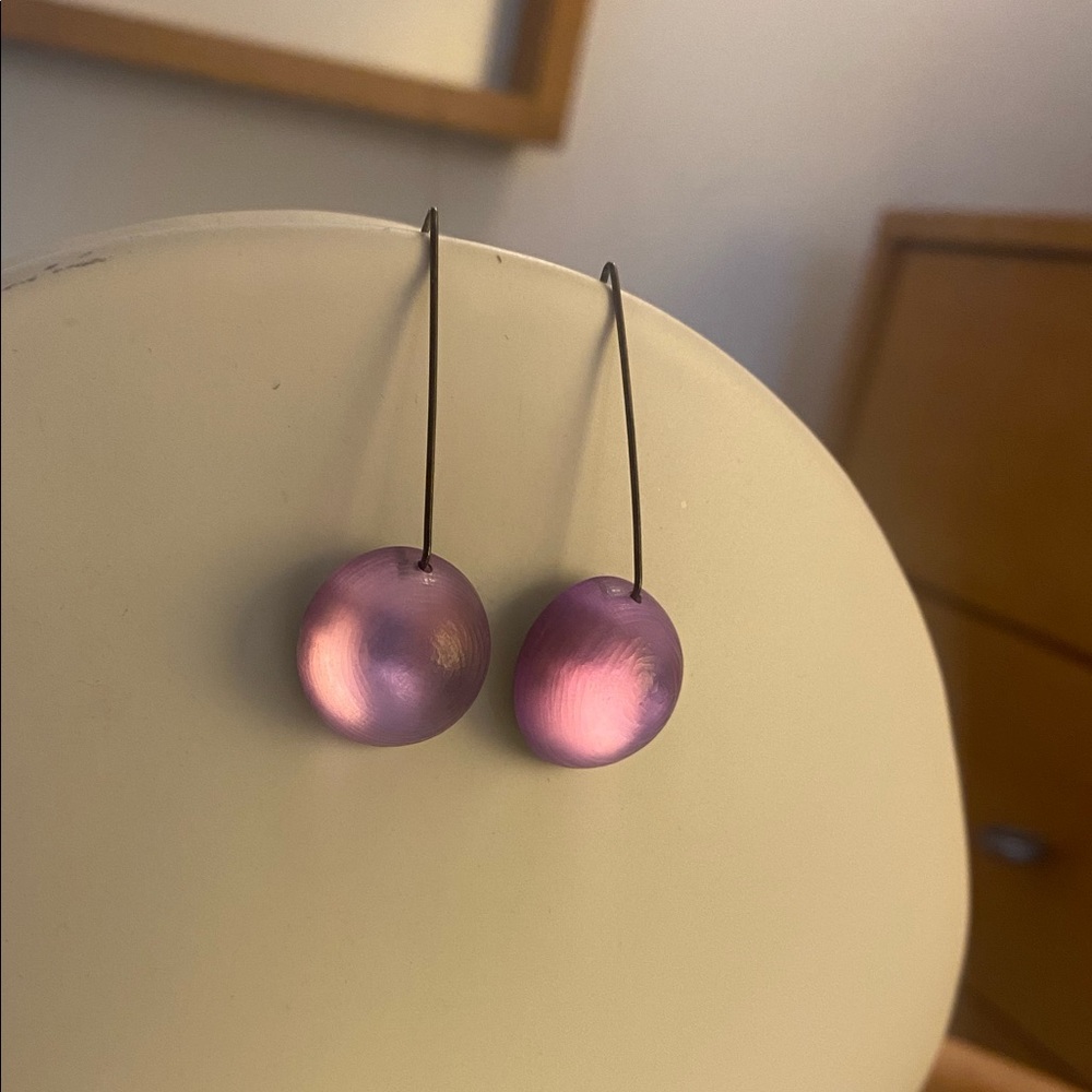 Alexis Bittar - Purple Dangling Sphere Earring
